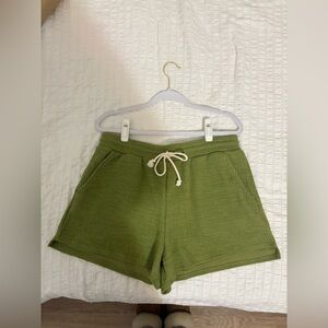 Olive Green Women's Shorts